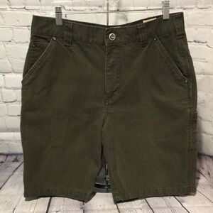 Red Head Brand Co. army green cargo shorts size 34